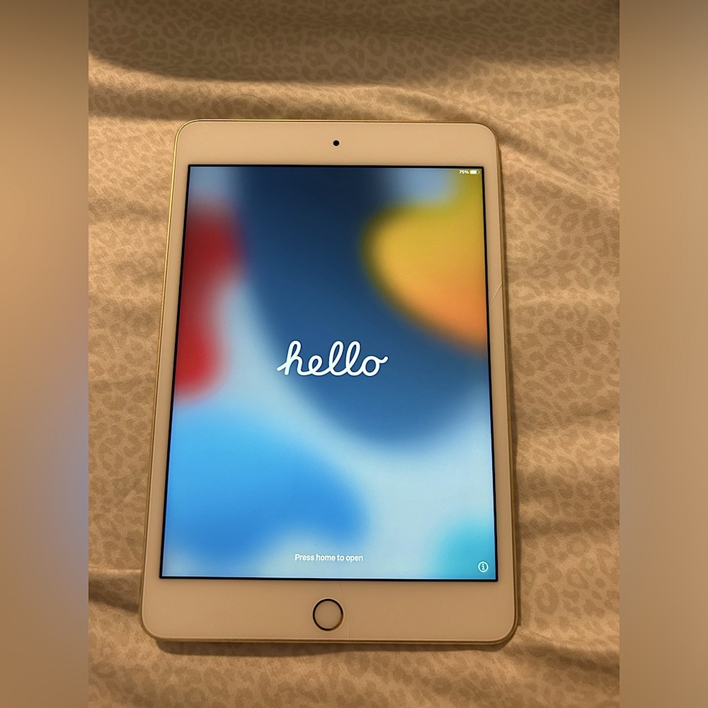 Ipad Mini 4 in Gold- Wifi Only